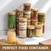 NETANY 4-pack 24oz Glass jars with Airtight Lids, Overnight Oats