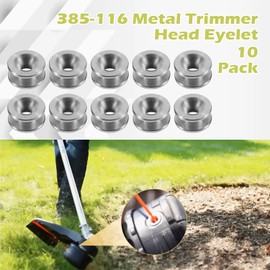 Bzcovac 385-116 Metal Trimmer Head Eyelet Fits Compact Twist Feed for Stihl, for Tanaka 10 Pack