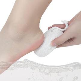 2 Pack Pumice Stone for Feet/Hands/Body, Natural Lava Pumice Stone for Dead Hard Skin Removal, Foot Scrubber, White Callus Remover, Foot File for Men/Women for Exfoliation(Grey)