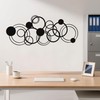 Black Abstract Wall Art, Modern Line Decor for Living Room