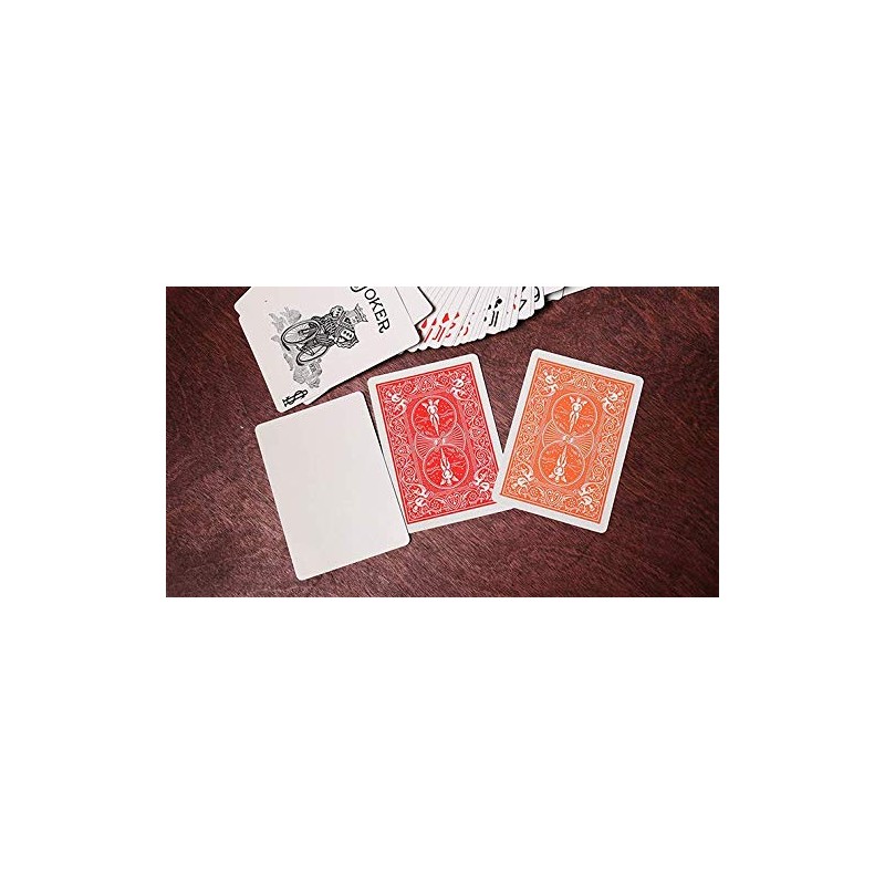 MMS Cards Bicycle Orange Back USPCC Trick