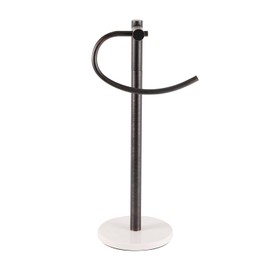 AGKXHDEC Standing Towel Bar Holder - Free Standing Bathroom Towel Rack Towel Holder with Engineered Stone Base - Countertop Vanity Towel Stand for Hand/Kitchen Towels (Oil-Rubbed Bronze)
