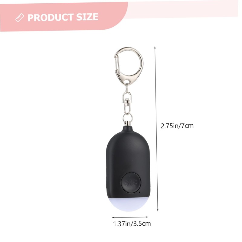 KICHOUSE Alarm Security Torch Whistle Keychain Alarm for Women Outdoor