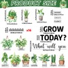 Spring Greenery Potted Plant Bulletin Board Set Motivational Eucalyptus Classroom
