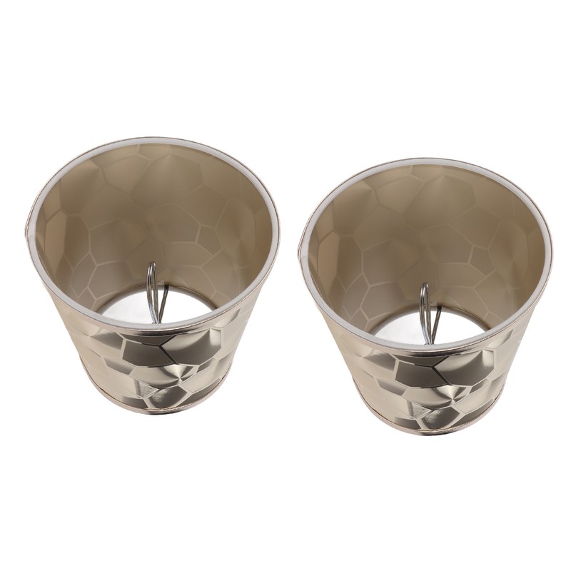 2PCS Drum Lamp Shade E14 PVC Modern Decorative Small Barrel