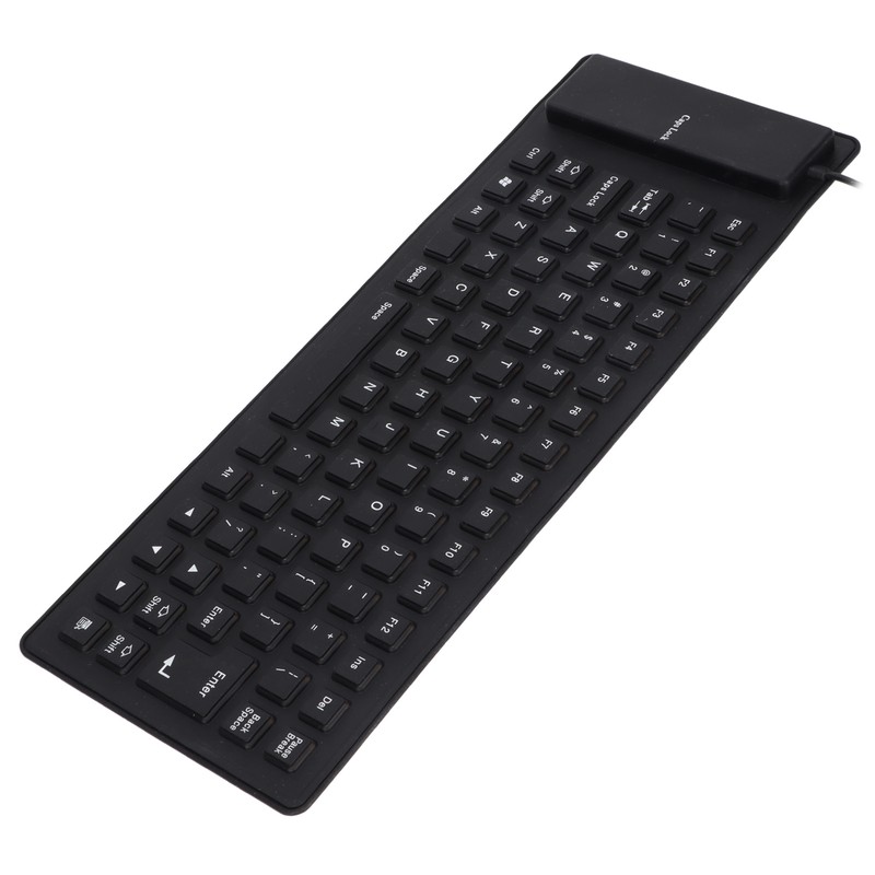 Silicone Keyboard Fully Sealed Design Lightweight Portable Silent Soft Comfortable