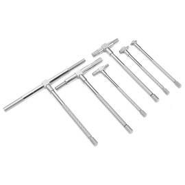 Juego de Calibres Telescópicos de 6 Piezas, Rango de 3,5 "- 5,9", Calibres de Orificio en T con Calibre de Calibre Telescópico de Bolsa Juego de Calibre en T (3,5 "a 5,9")