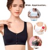 Lervanla Mastectomy Bras with Pockets for Prosthesis Front Closure Bras