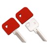 Large Square Silcon Rubber TX3D Key Caps Covers. Twin pack