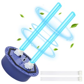 HVAC UVC Light Air Purifier 72W System with Energy Saving Airflow Sensor and 2 16-inch Bulbs for HVAC Systems in Homes, Offices, Schools, etc