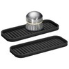 iDesign Silicone Kitchen Sink Tray for Countertops - Set of