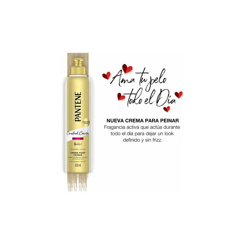 Crema Peinar Pantene Control Caída 300