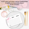 RWSEFK Pink Bow Advice and Wishes Cards for the New