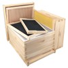 POLLIBEE 8 Frame Beehive kit, Complete Bee Hive for Beekeeper,