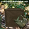 Outdoor Collapsible Trash Can Large Capacity 33L Oxford Cloth Collapsible