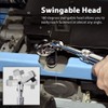 FIRSTINFO F3222NC 3/8-Inch Drive Locking & Flexible Extendable Ratchet Wrench