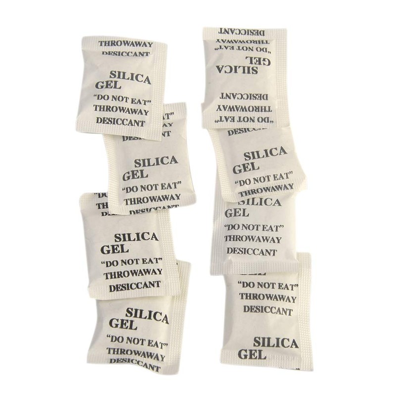 Pack of 200 Silica Gel Dry Bags, Absorbs Moisture, Multipurpose