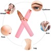 LiXiongBao 2 Pack USB Rechargeable Portable Electric Eyebrow Trimmer Pen