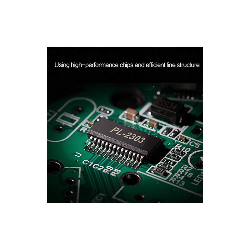 2 Port USB to RS232 DB9 Serial (9-Pin) Adapter Cable