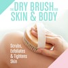 Cepillo corporal de madera con cerdas naturales – Exfoliación y