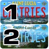 Castries Saint Lucia Aluminum Novelty Car License Plate - Castries