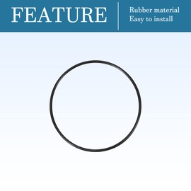 QUARKZMAN Nitrile Rubber Ring Repair 165 mm x 157 mm x 4 mm for Tap Plumbers Repair Seal Connection, Black