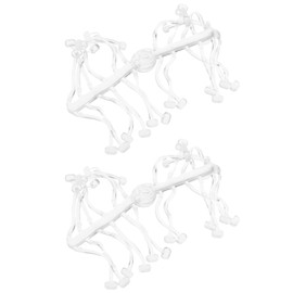 SING F LTD 48pcs European Style Fishing Gear Corn Ball Bait Soft Stopper Rod 28x5mm Suitable for Carp Fishing Bait, Transparent