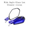 ESUPPORT Blue Motorcycle Motorbike 8mm 10mm Rearview Side Mirror ATV