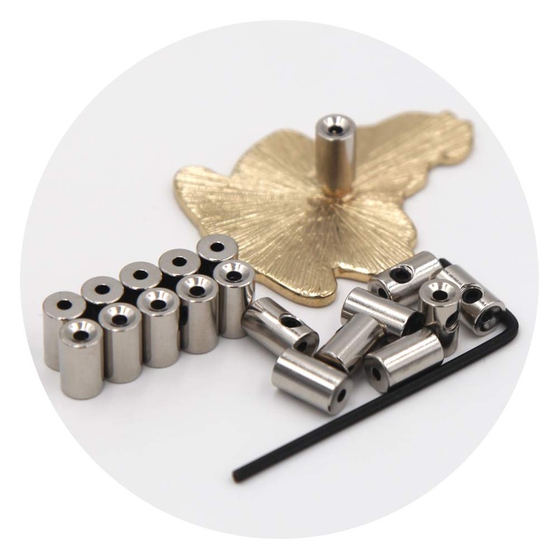 EuTengHao 100 Pieces Pin Locks Pin Backs Locking Pin Backs