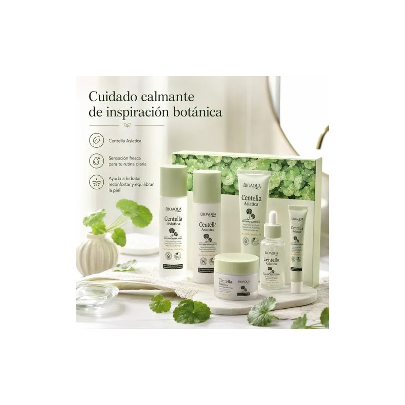 Kit Facial Centella Asiática, Acné, Manchas Arrugas,grasa,6p