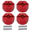 Aluminum RC Front & Rear Wheel Hubs Hex 12mm Upgrade