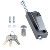 MY MIRONEY Black Sliding Door Lock for Window Glass Patio