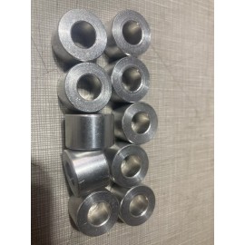 Unbranded 1 pack  3/4”OD x 3/8”ID x 1 /2”long aluminum spacer bushing bung washer standoff