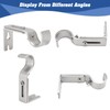 Creatyi Adjustable Curtain Rod Brackets - Heavy Duty 1 Inch