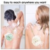8 Pack Large Bath Puff Loofah Sponge with Long Handle