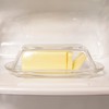 Kangaroo Crystal Glass Butter Dish with Lid, BPA Free, Serving