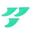 3Pcs Surfboard Fins PVC Thruster Fins Surfing Board Accessories for