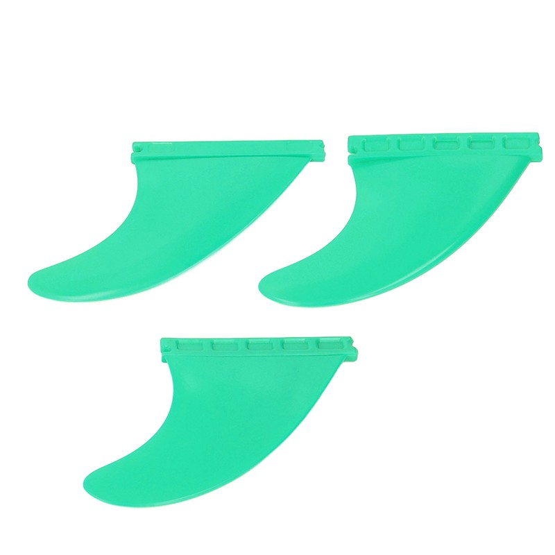 3Pcs Surfboard Fins PVC Thruster Fins Surfing Board Accessories for