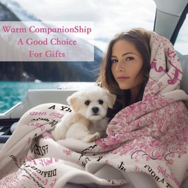 VivaJoy For Women, Best Friends Throw Blanket 60"X50", Best Friend Birthday Gifts for Women, Bestie, Sister, Creative for Birthday, Christmas