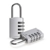 Combination Padlocks, 4 Digit Security Padlock, [2 Pack] Combination Lock