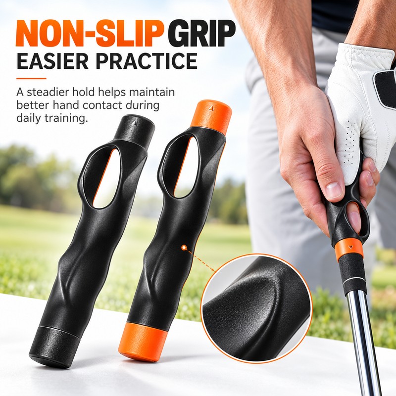 Golf Grip Trainer for Hand Position Practice – Anti-Slip PU
