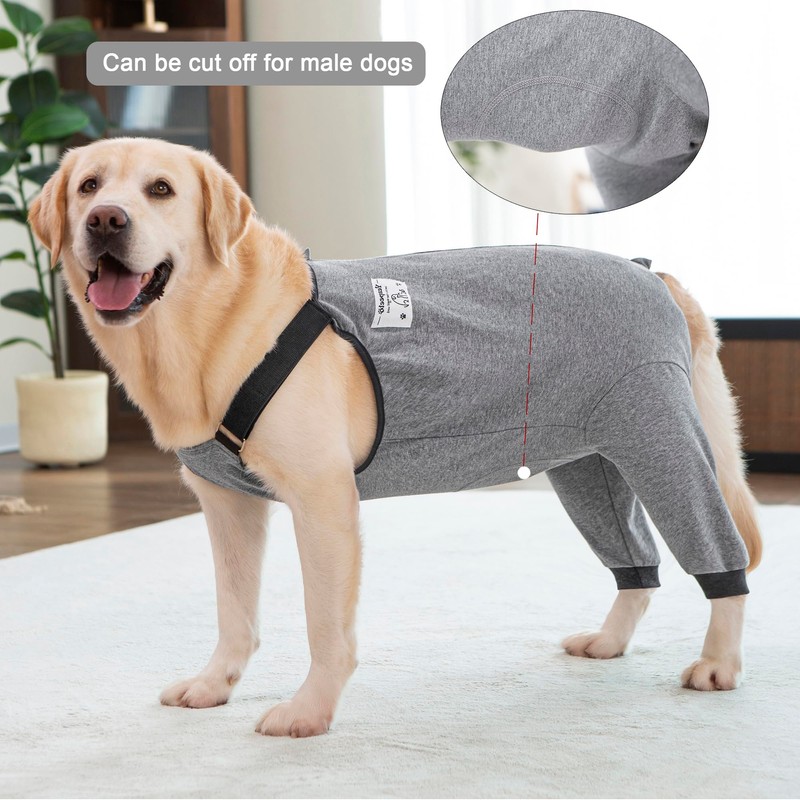 Dog Recovery Suit for Hid Leg, Soft Stretchy Pants for