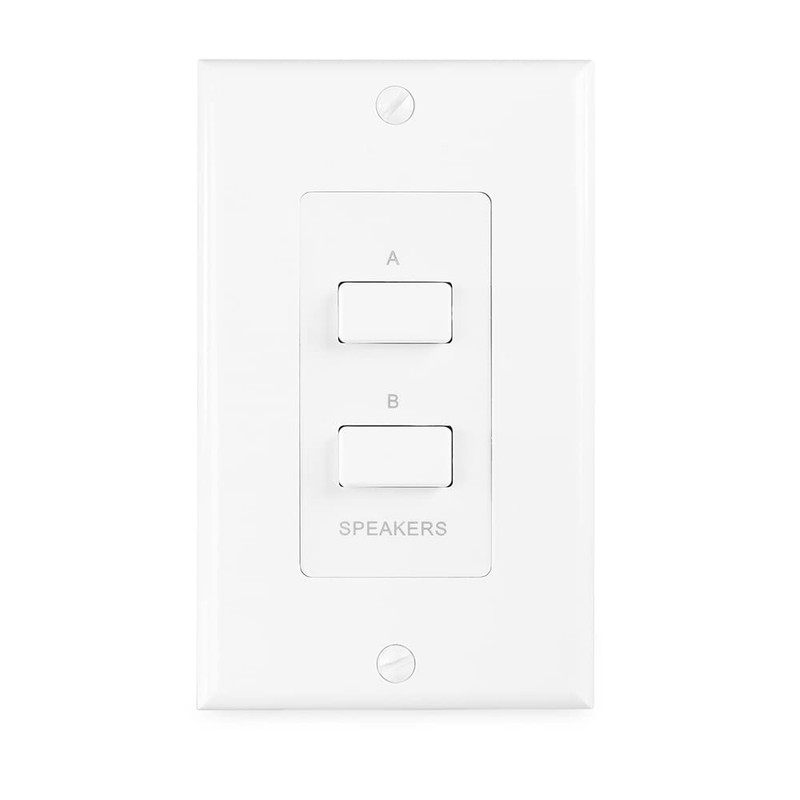 Power Dynamics PDWS2 In-Wall Speaker Selector Switch - 100W Dual