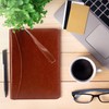 GraduatePro Clipboard Folder A5 with Lid Zip Leather Organiser Folder