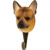 WILDLIFEGARDEN Wildlife Garden WG4491 German Shepherd Hand Carved Wall Hook