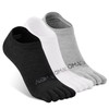 aomagic No Show Toe Socks for Men & Women, Athletic