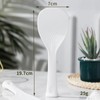 2 PCS Rice Spoon, 19.7x7cm Non-Stick Rice Paddle Vertical Standing
