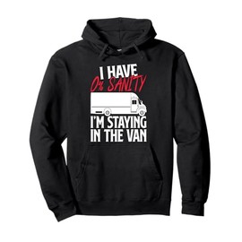 Funny I'm Staying In Tha Van Phasmophobia Gift For Women Men Pullover Hoodie, black
