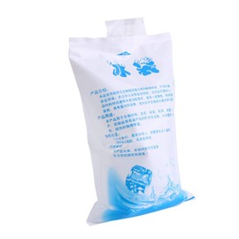 1 X10pcs Reusable Dry Ice Gel Packs PE Food-Grade Freezable Cooler Gel Bag for Injuries Treatment Food Storage Shipment Long-Lasting Cold Source After Adding Water and Refrigeration (400mL)