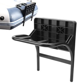 Qiilu Inflatable Boat Motor Mount Kit - PVC Material - Black - Corner Mount - Kayak Accessory - Trolling Motors